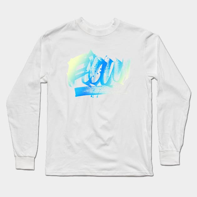 flow Long Sleeve T-Shirt by industriavisual